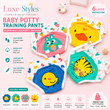 Potty Training Padded Underwear Reuseable™